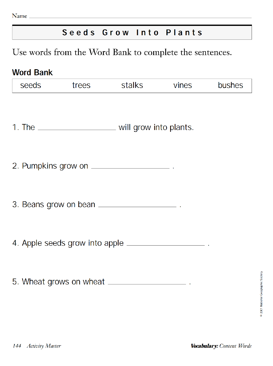 国家地理少儿百科提高级Early09 Seeds Grow into Plants 教学指导.pdf,第3页预览