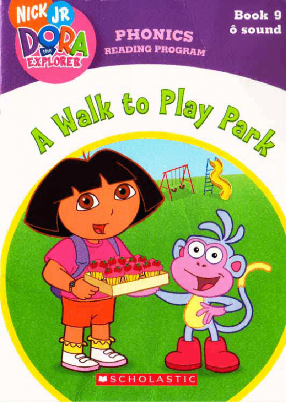36本爱探险的朵拉英文绘本a walk to play park.pdf,第1页预览
