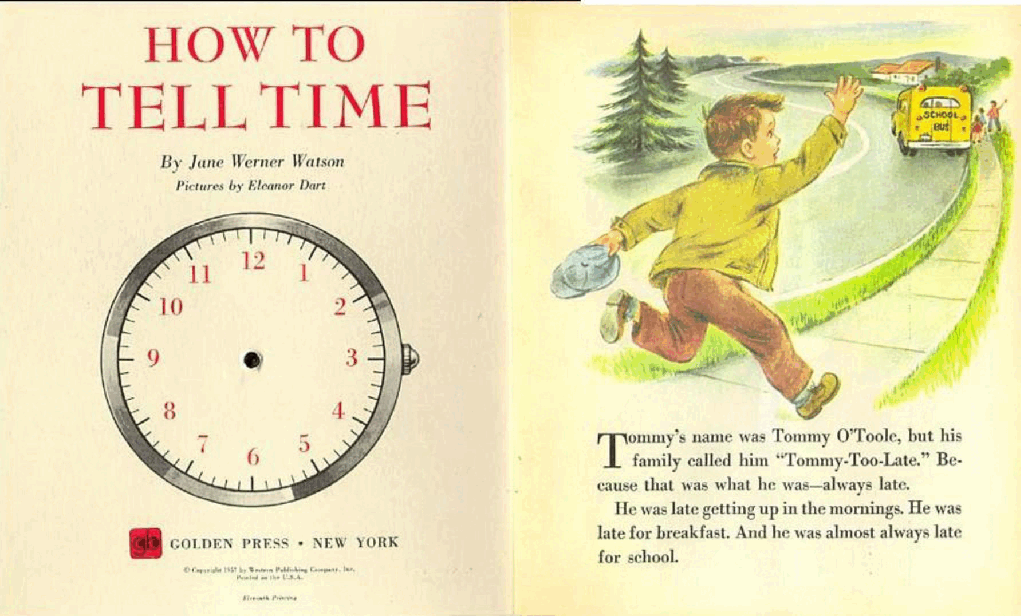英语绘本A little Golden Books How To Tell Time.pdf,第2页预览