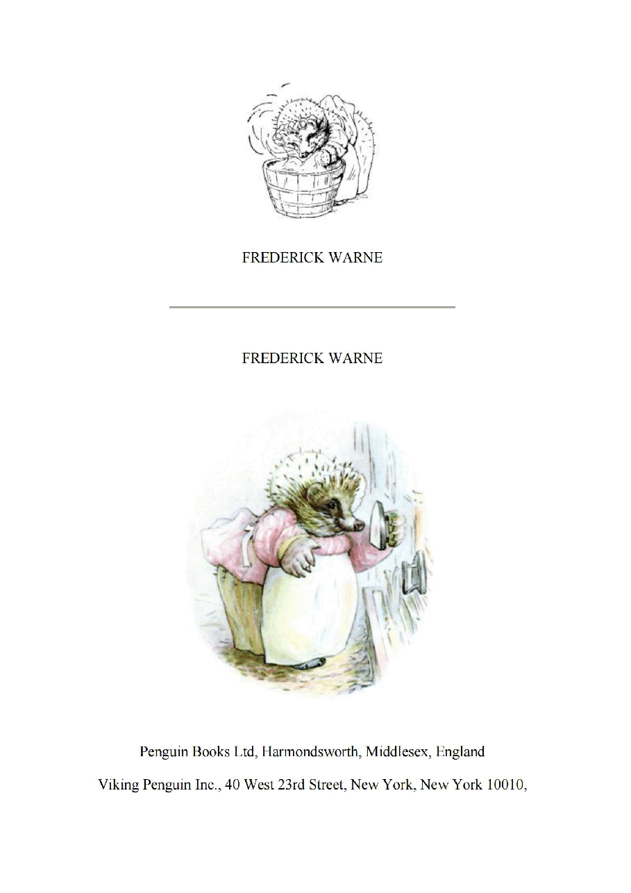 彼得兔系列英语绘本The Tale of Mrs. Tiggy-Winkle.pdf,第2页预览