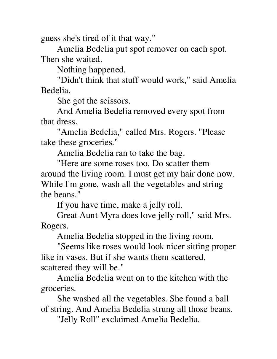 糊涂的女佣系列英文绘本Thank you, Amelia Bedelia - Peggy Parish.pdf，第4页预览
