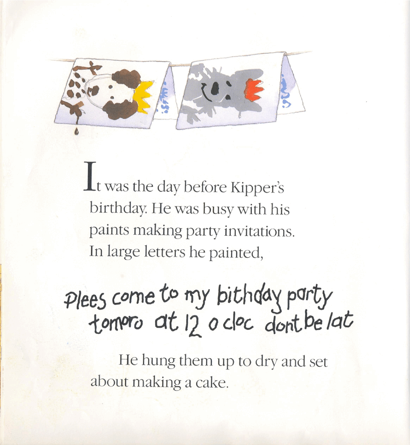 小狗卡皮系列绘本14册之Kipper's Birthday.pdf，第3页预览