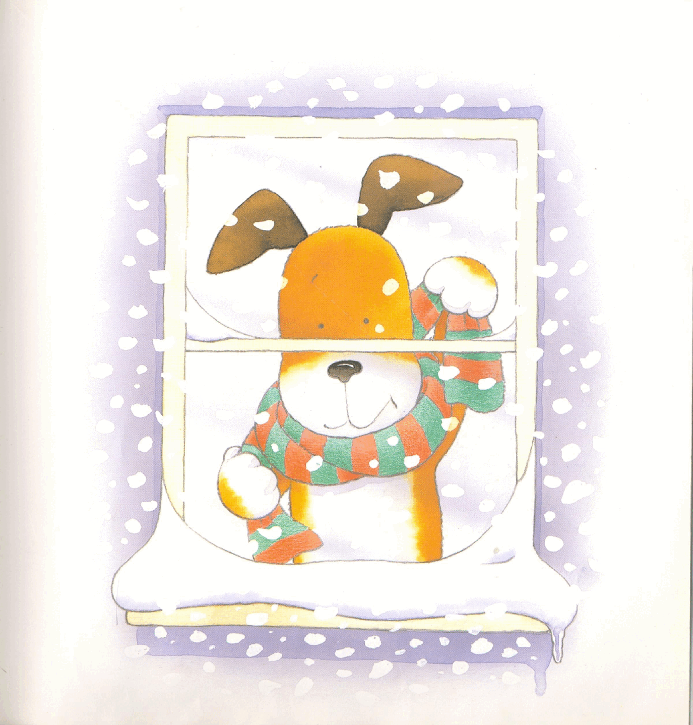 小狗卡皮系列绘本14册之Kipper's Snowy Day.pdf,第4页预览