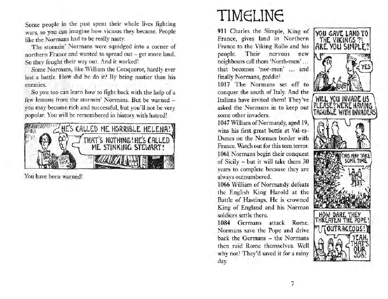 Terry Deary - Stormin' Normans (Horrible Histories) - 2001可怕的历史.pdf,第4页预览