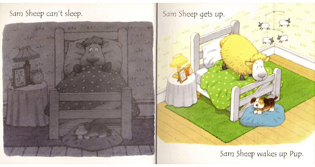 斯伯恩自然拼音04 sam sheep can't sleep.pdf,第3页预览