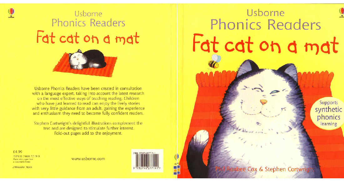 斯伯恩自然拼音fat cat on a mat 睡垫上的肥猫.pdf,第1页预览