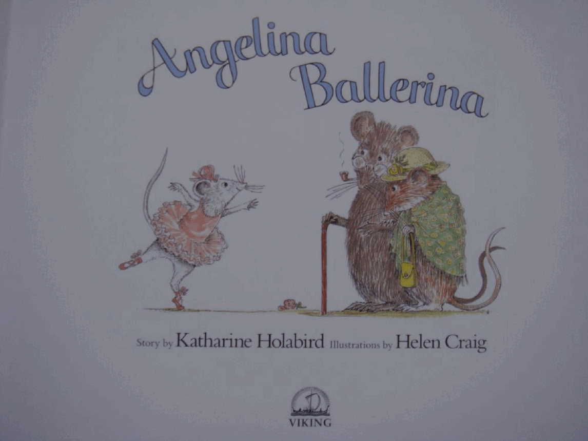 小老鼠安吉拉Angelina and  Ballerina.pdf，第1页预览