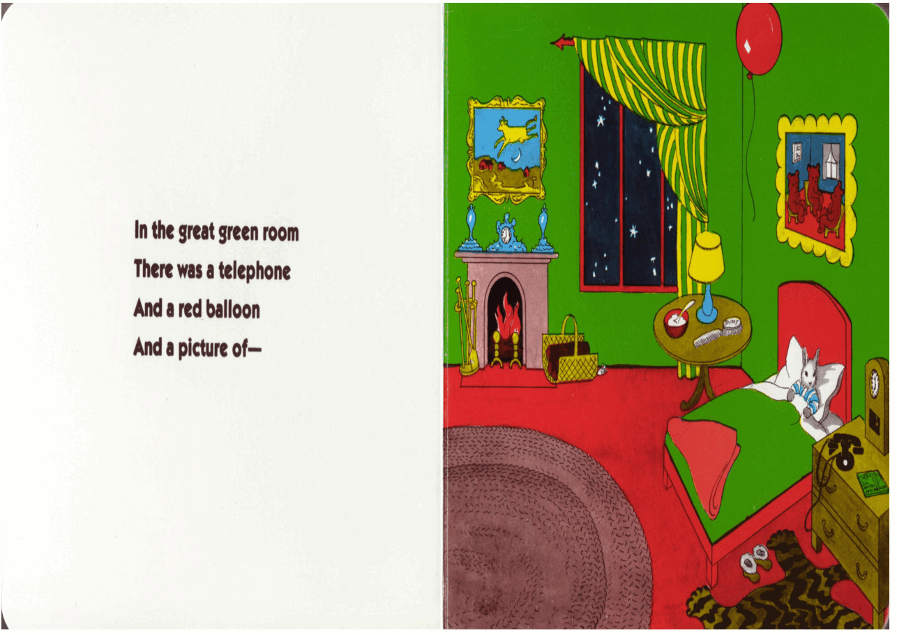 英文绘本晚安月亮Goodnight Moon.pdf,第3页预览