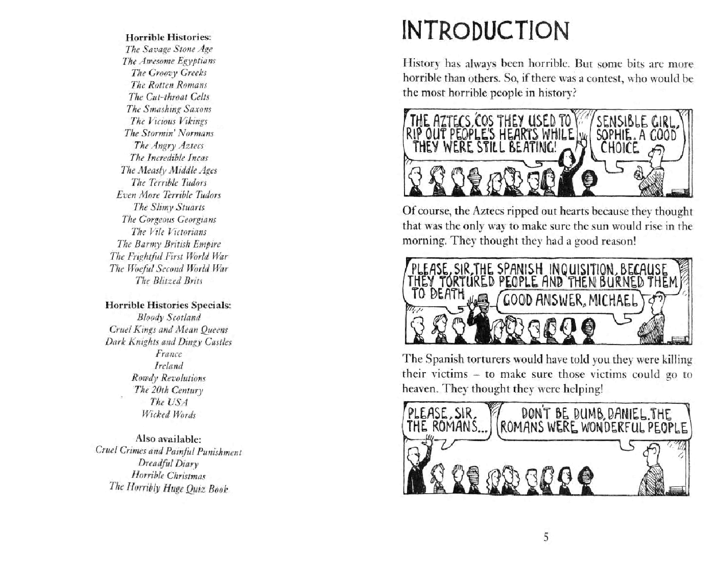 Deary, Terry - The Ruthless Romans (Horrible Histories) - 2003可怕的历史.pdf,第3页预览