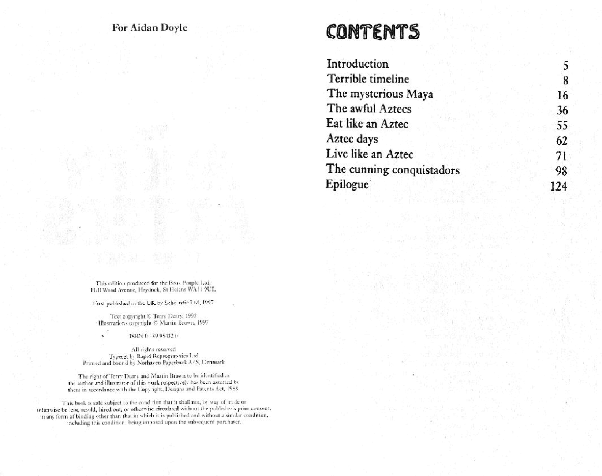 Deary The Angry Aztecs 1997可怕的历史.pdf,第2页预览