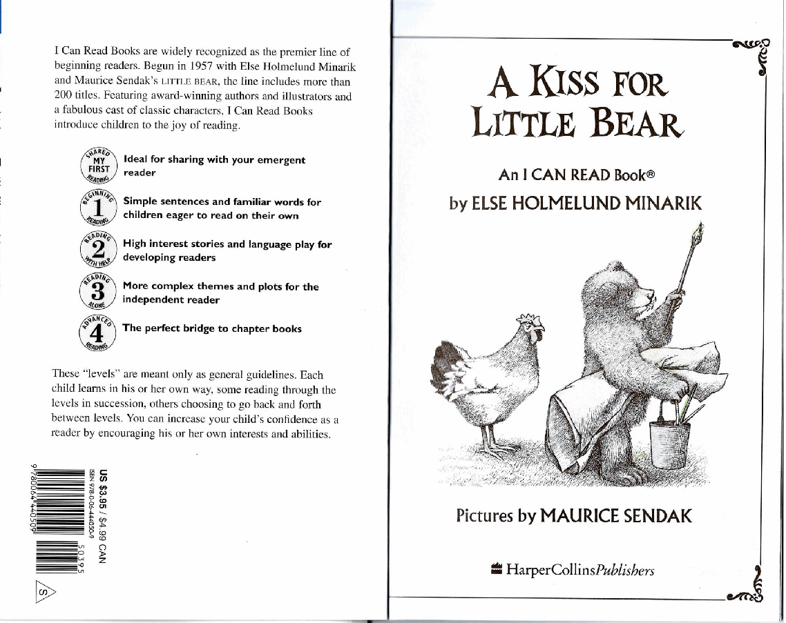 英文启蒙绘本5 A Kiss for Little Bear.pdf,第2页预览