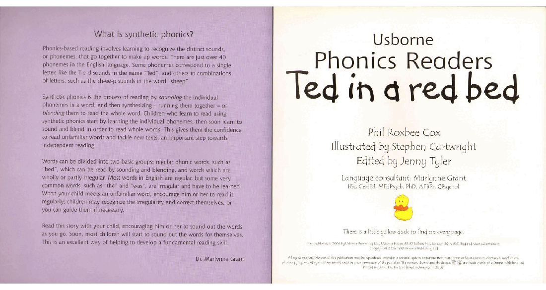 斯伯恩自然拼音06 ted in a red bed.pdf,第2页预览