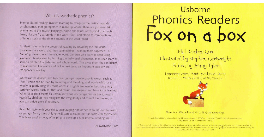 斯伯恩自然拼音 fox on a box.pdf,第2页预览