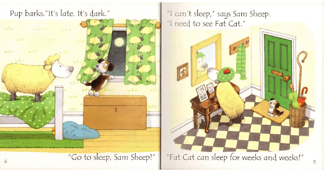 斯伯恩自然拼音04 sam sheep can't sleep.pdf,第4页预览
