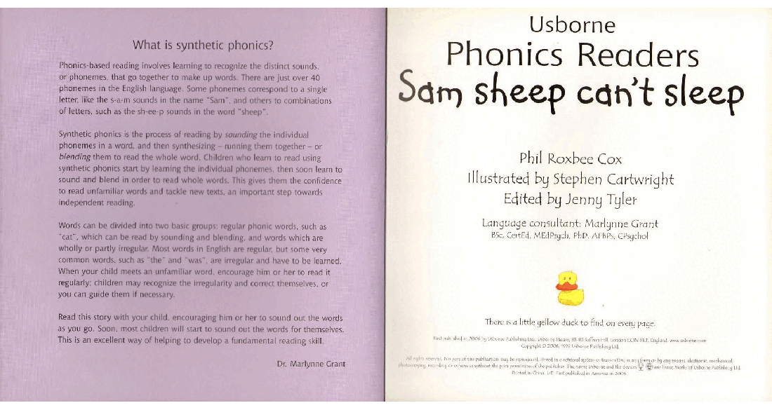 斯伯恩自然拼音04 sam sheep can't sleep.pdf,第2页预览