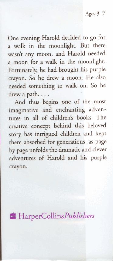世界TOP绘本47 Harold and the Purple Crayon by Crockett Johnson (1955).pdf,第2页预览