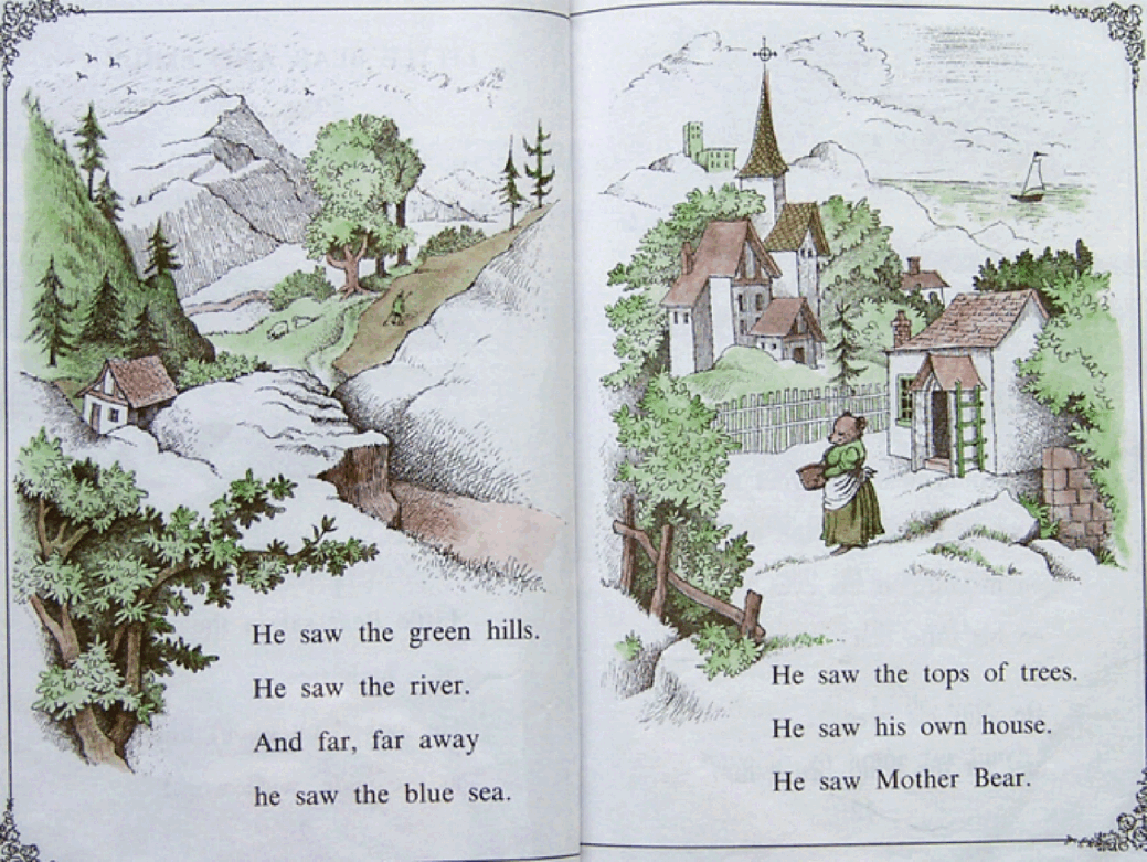 英文启蒙绘本3 Little bear's friend.pdf,第3页预览