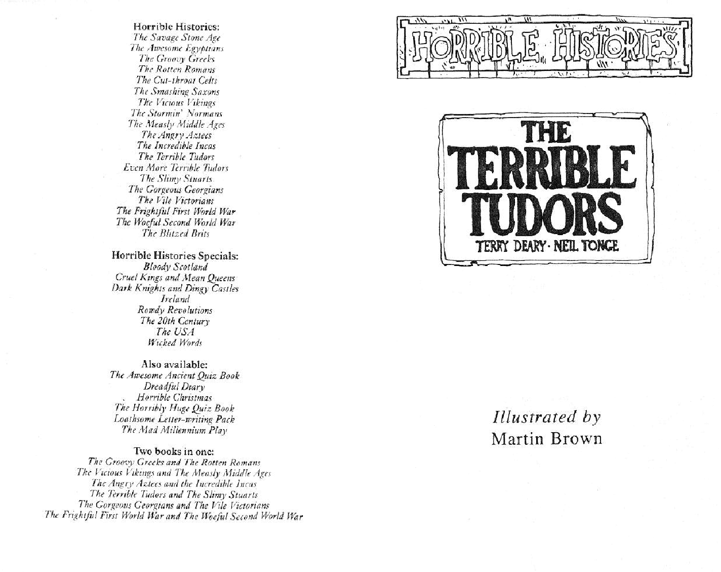 Deary-Tonge - The Terrible Tudors (Horrible Histories) - 1993可怕的历史.pdf,第2页预览