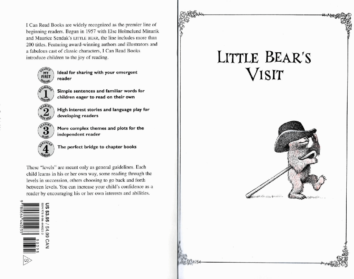 英文启蒙绘本4 Little Bear's Visit.pdf，第2页预览