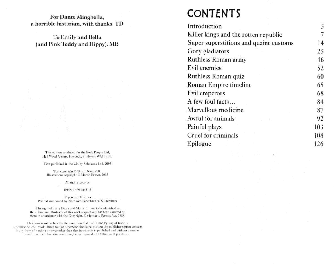 Deary, Terry - The Ruthless Romans (Horrible Histories) - 2003可怕的历史.pdf,第2页预览