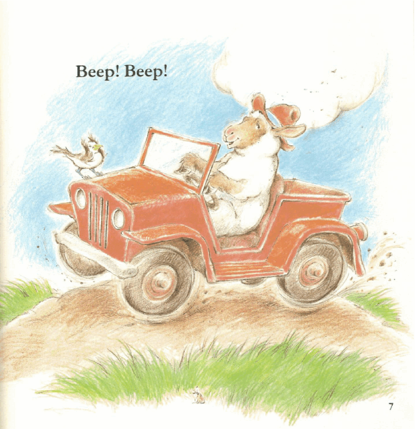 世界TOP50初级启蒙绘本Sheep in a Jeep.pdf,第3页预览
