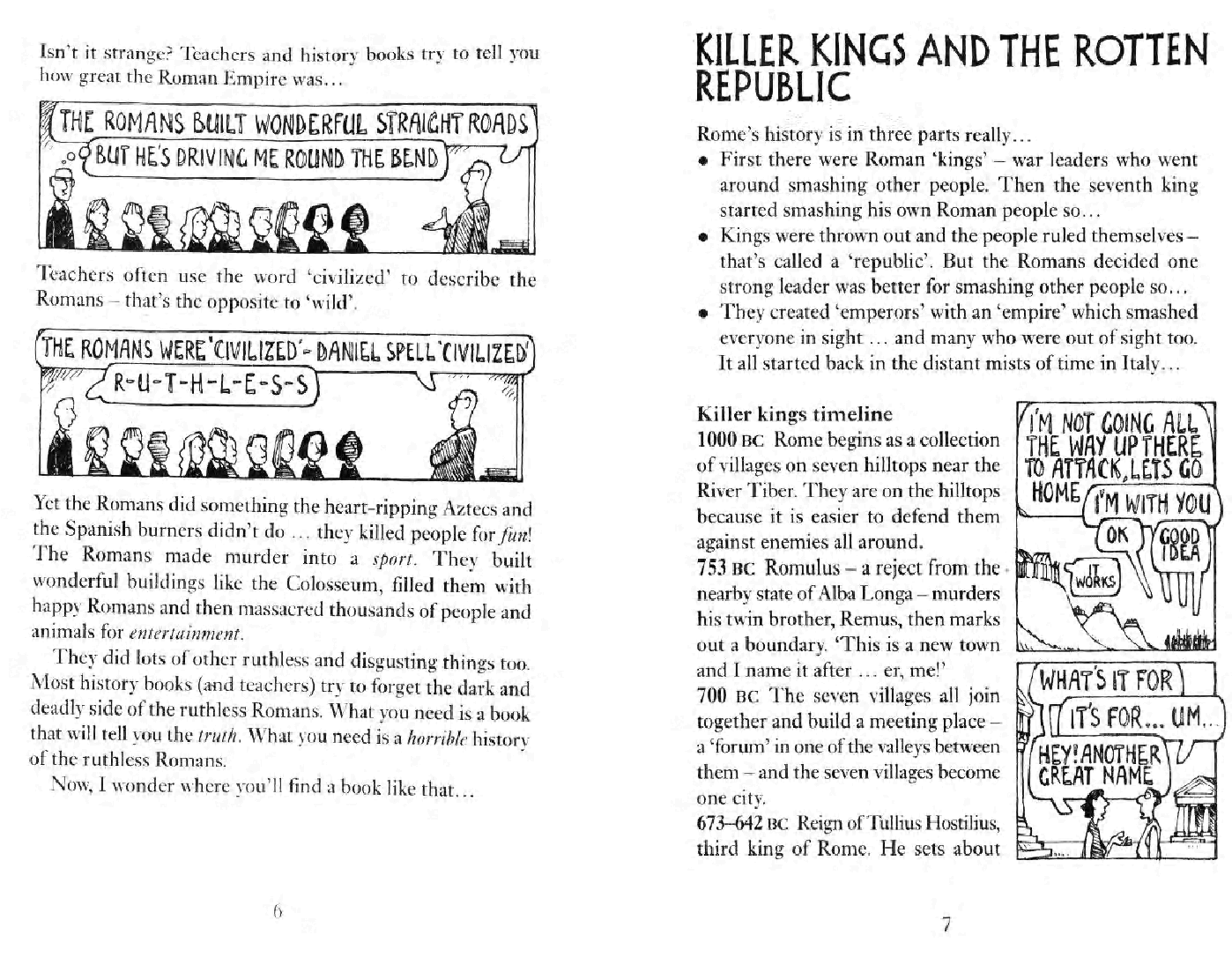 Deary, Terry - The Ruthless Romans (Horrible Histories) - 2003可怕的历史.pdf,第4页预览