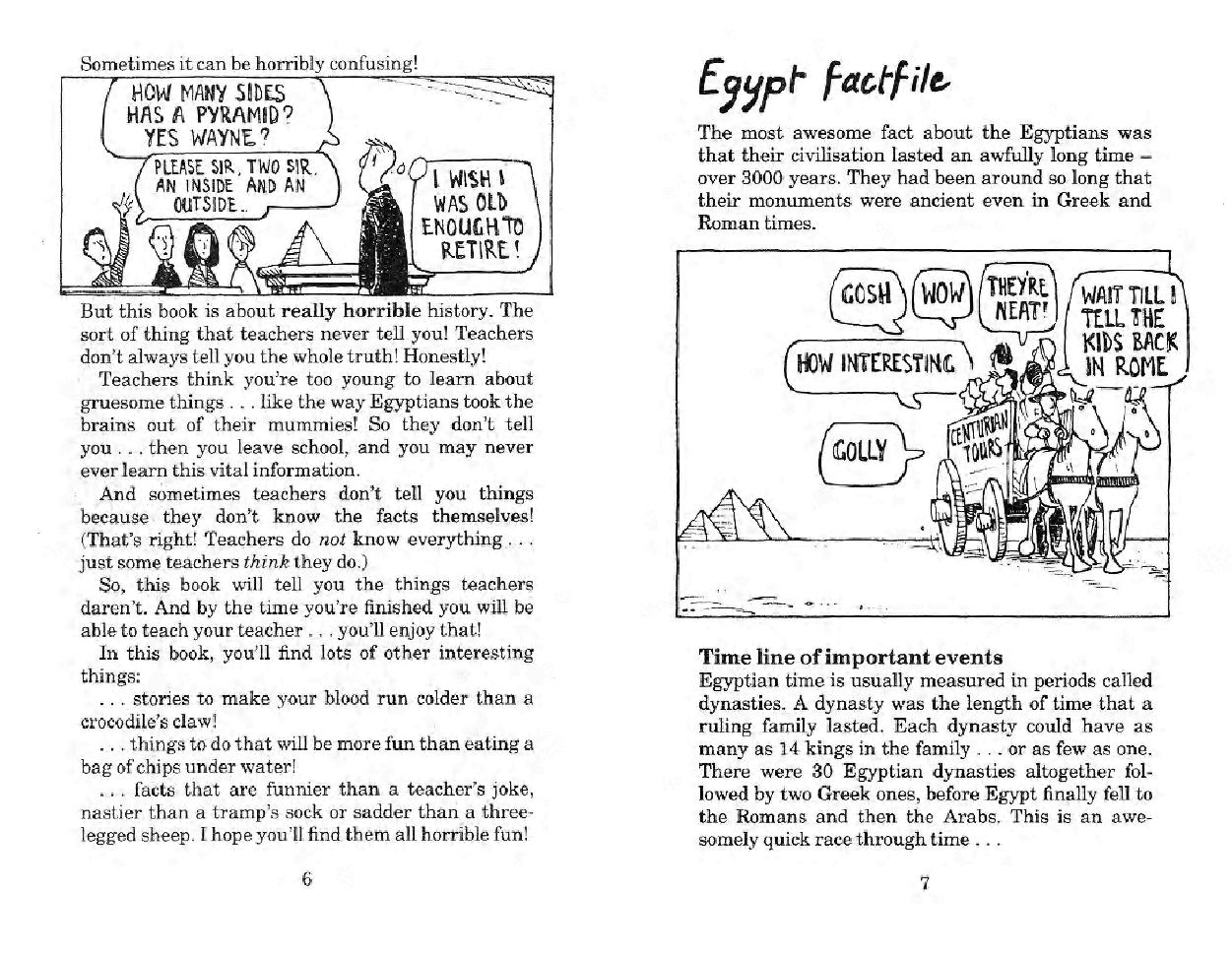 Deary-Hepplewhite The Awesome Egyptians (Horrible Histories) - 1994可怕的历史.pdf,第4页预览