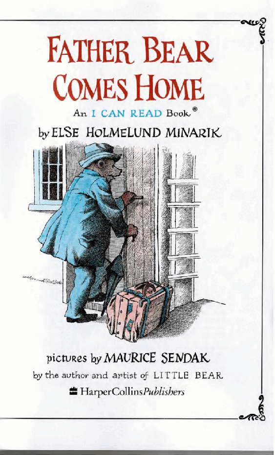 英文启蒙绘本2 Father bear comes home.pdf,第3页预览