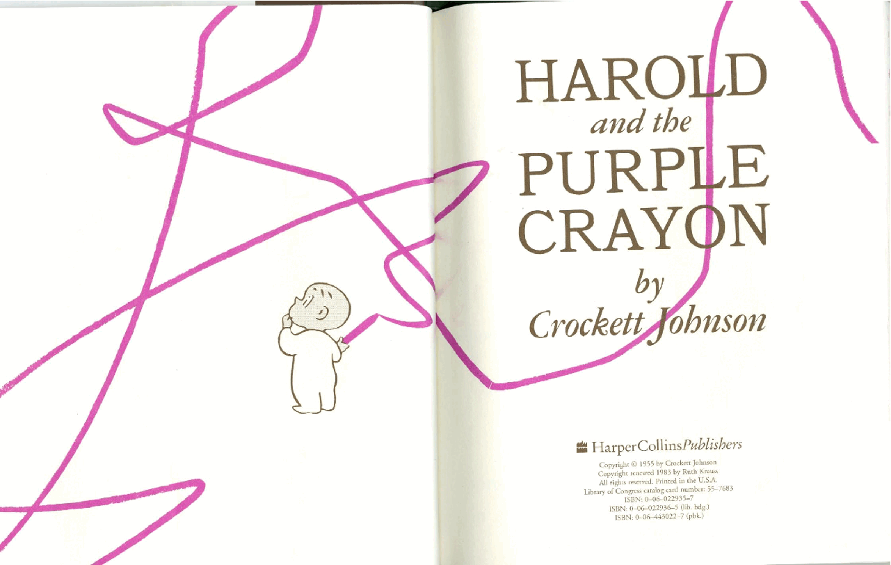 世界TOP绘本47 Harold and the Purple Crayon by Crockett Johnson (1955).pdf,第4页预览