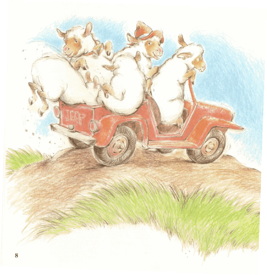 世界TOP50初级启蒙绘本Sheep in a Jeep.pdf,第4页预览
