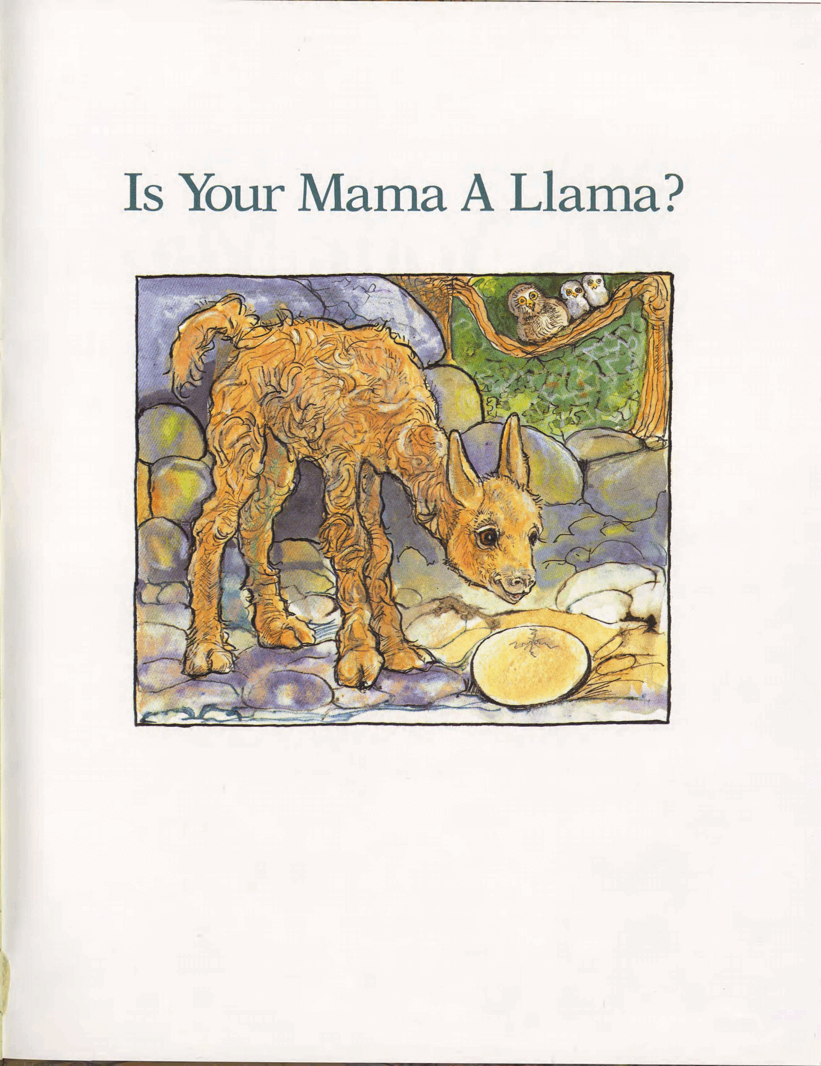 Is Your Mama a Llama你的妈妈是驼羊吗.pdf,第4页预览
