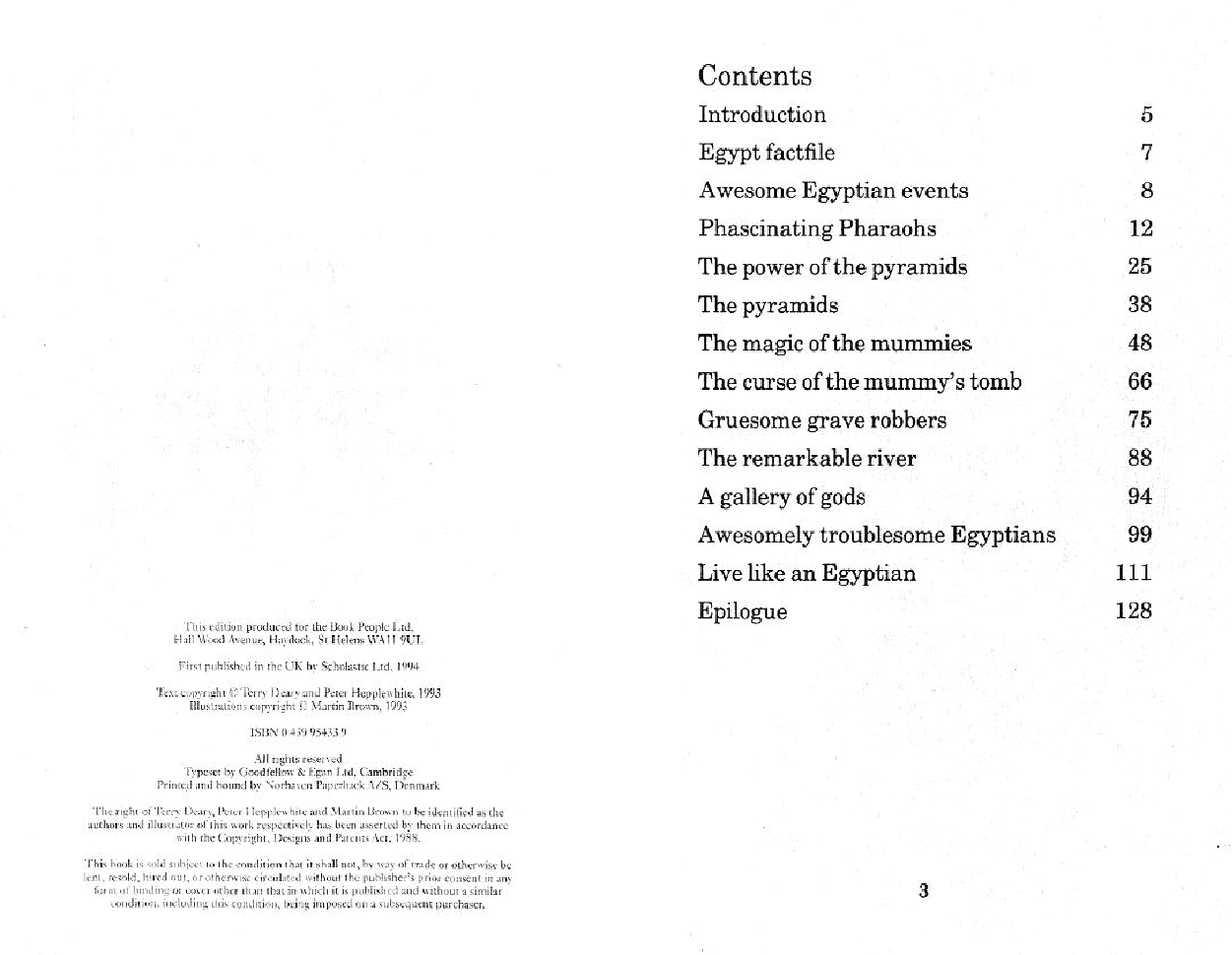 Deary-Hepplewhite The Awesome Egyptians (Horrible Histories) - 1994可怕的历史.pdf,第2页预览
