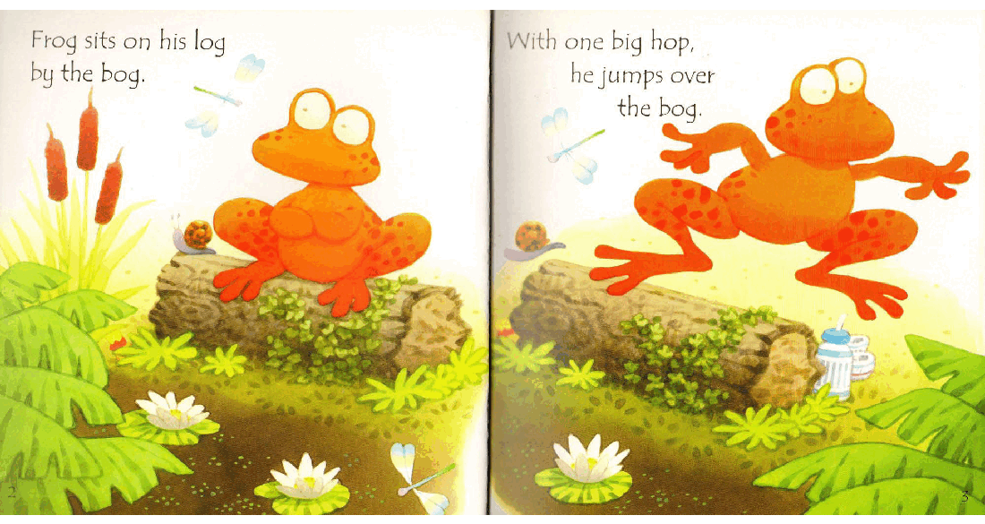 斯伯恩自然拼音frog on a log.pdf,第3页预览