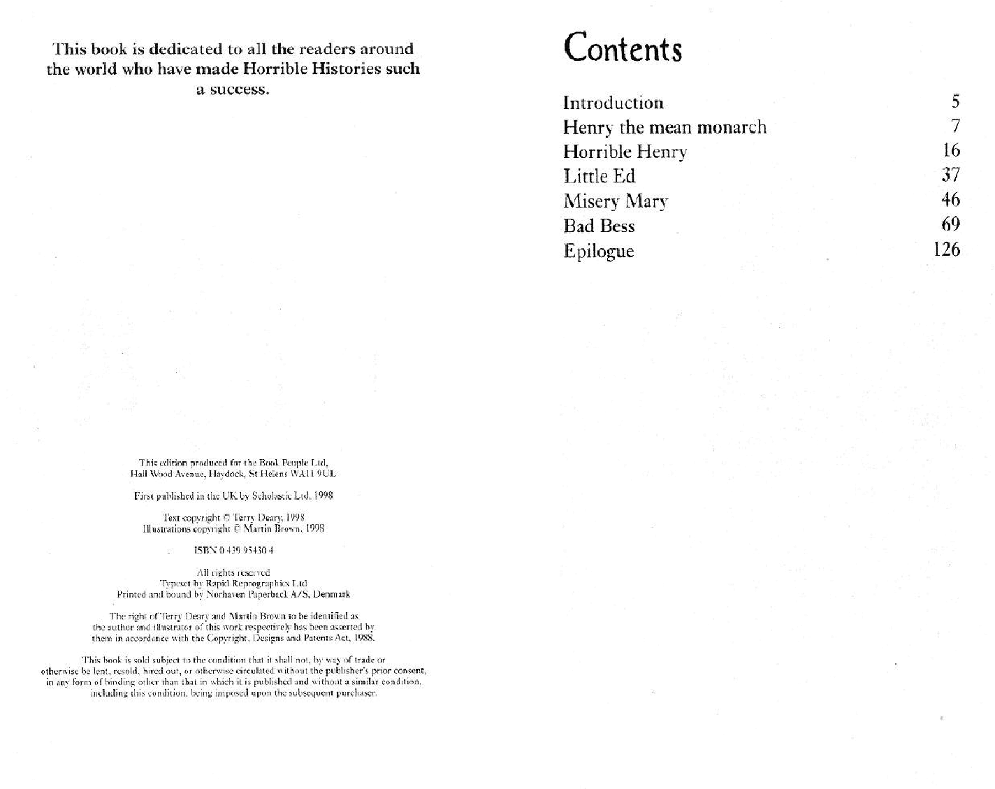 Deary, Terry - Even More Terrible Tudors (Horrible Histories ) - 1998可怕的历史.pdf,第2页预览