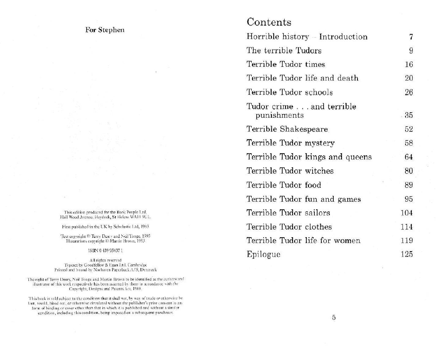 Deary-Tonge - The Terrible Tudors (Horrible Histories) - 1993可怕的历史.pdf,第3页预览