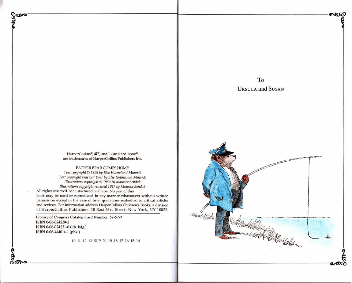 英文启蒙绘本2 Father bear comes home.pdf,第4页预览
