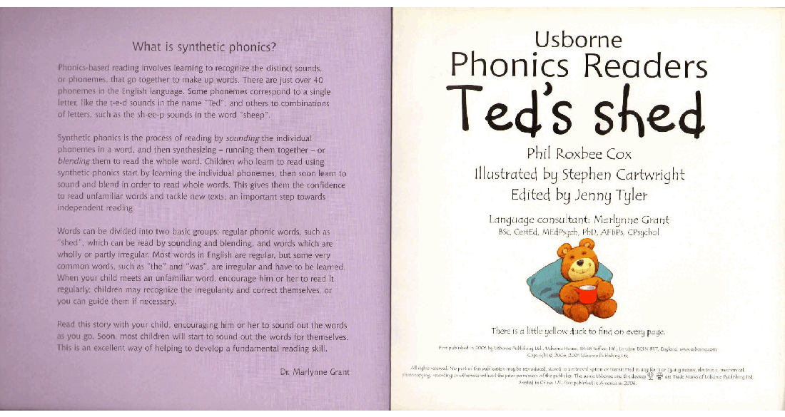 斯伯恩自然拼音07 ted's shed.pdf,第2页预览