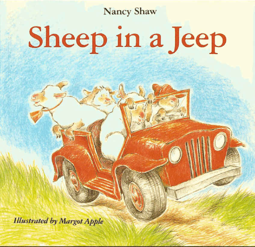 世界TOP50初级启蒙绘本Sheep in a Jeep.pdf,第1页预览