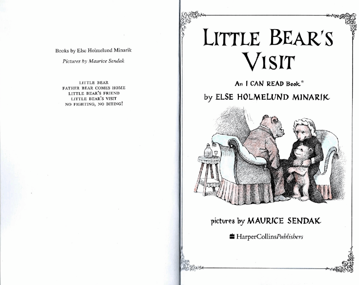 英文启蒙绘本4 Little Bear's Visit.pdf，第3页预览