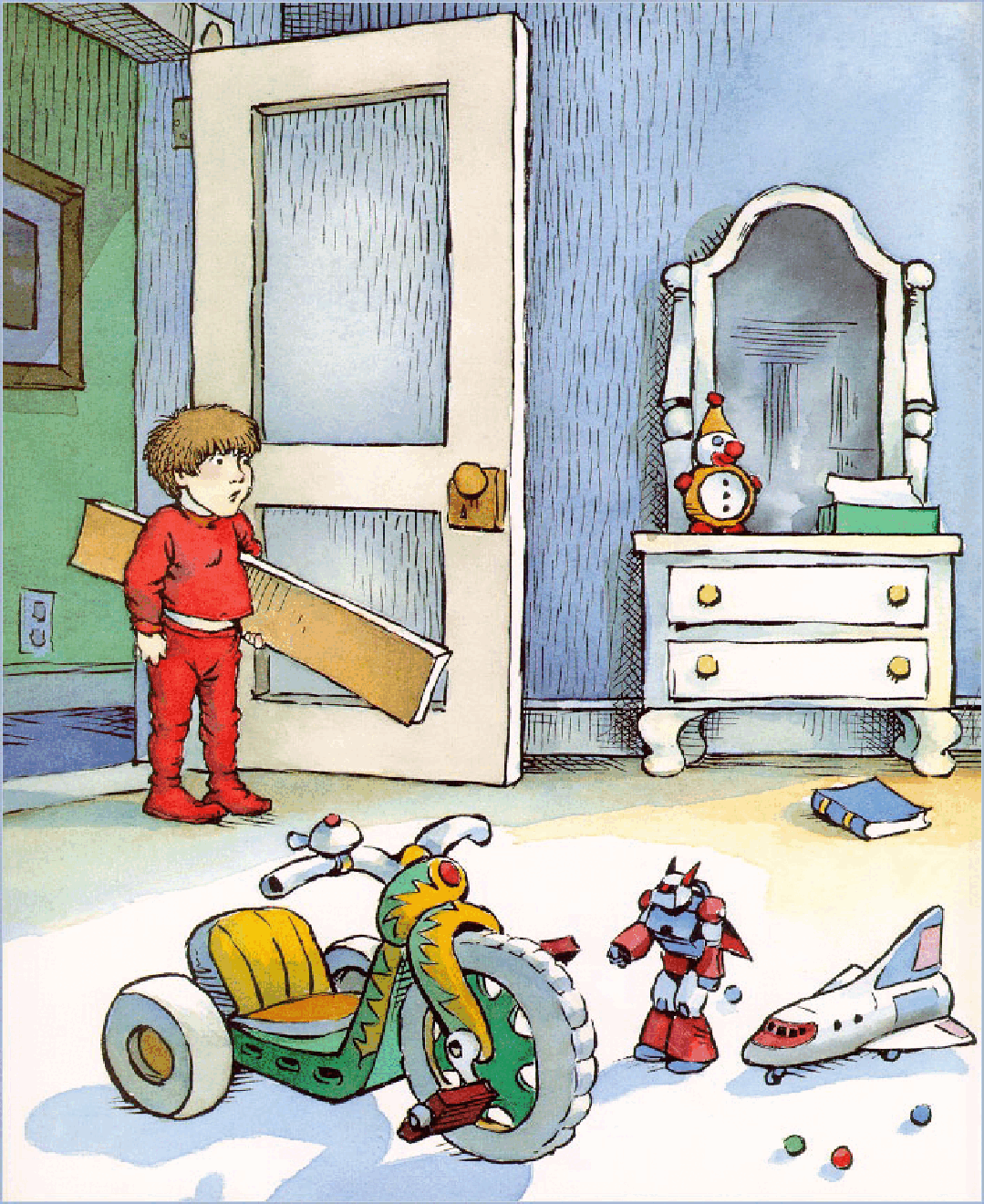 有一条鳄鱼在我的床底下There's an alligator under my bed.pdf,第4页预览