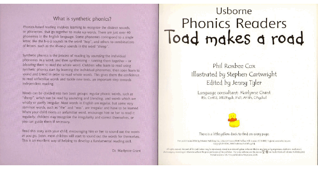 斯伯恩自然拼音10 toad makes a road.pdf,第2页预览
