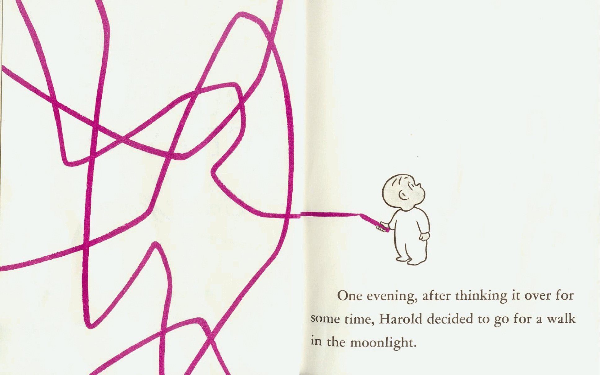 英文绘本阿罗有枝彩色笔Harold and purple crayon.pdf,第2页预览