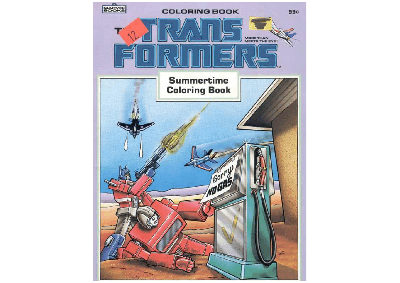 198500 Transformers - Summertime Coloring Book (Marvel Books).pdf,第1页预览