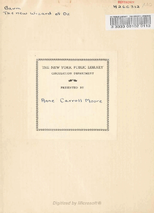 Oz 01 The Wizard Of Oz (1903).pdf,第2页预览