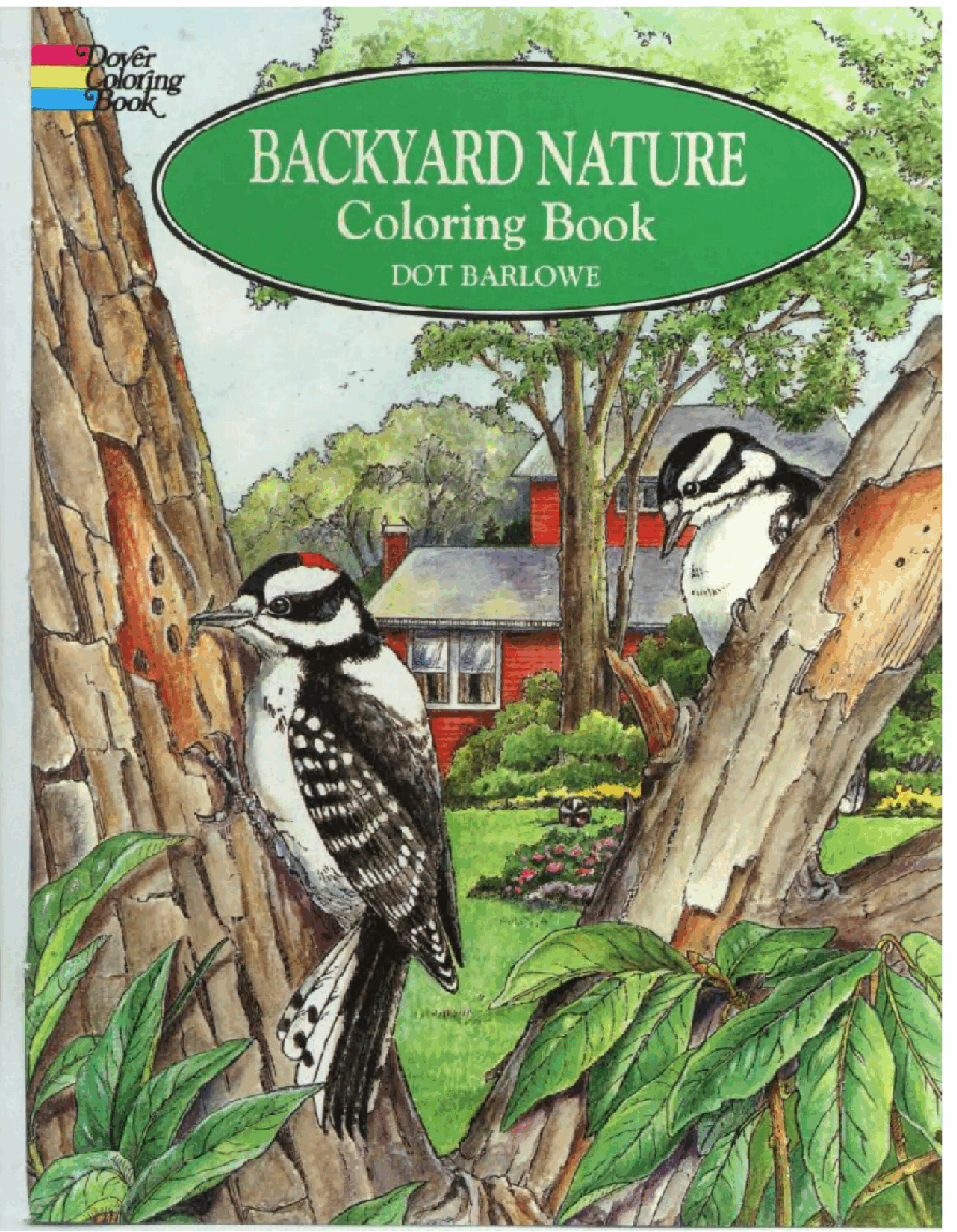 Dover Coloring Book - Backyard Nature Coloring Book (LQ).pdf,第1页预览