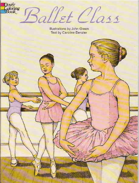 Dover Coloring Book - Ballet Classs (1998) (LQ).pdf,第1页预览