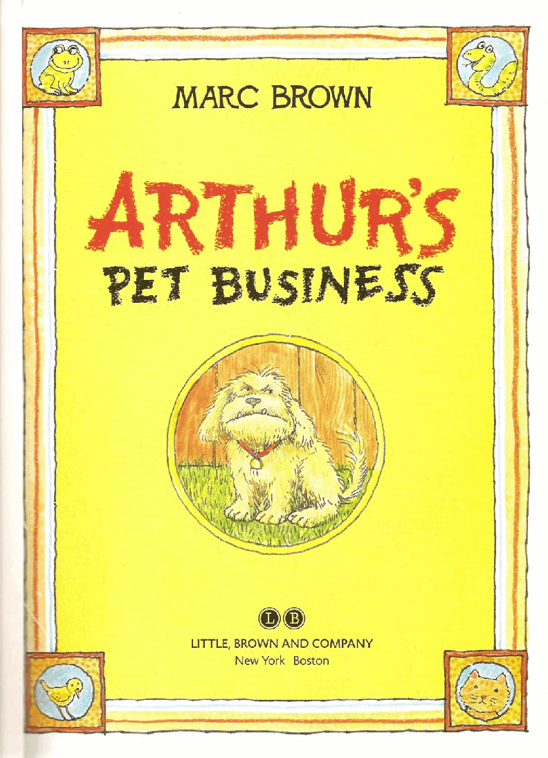 Arthur的An Arthur advanture系列Part 2—Arthur__s_pet_business.pdf,第3页预览