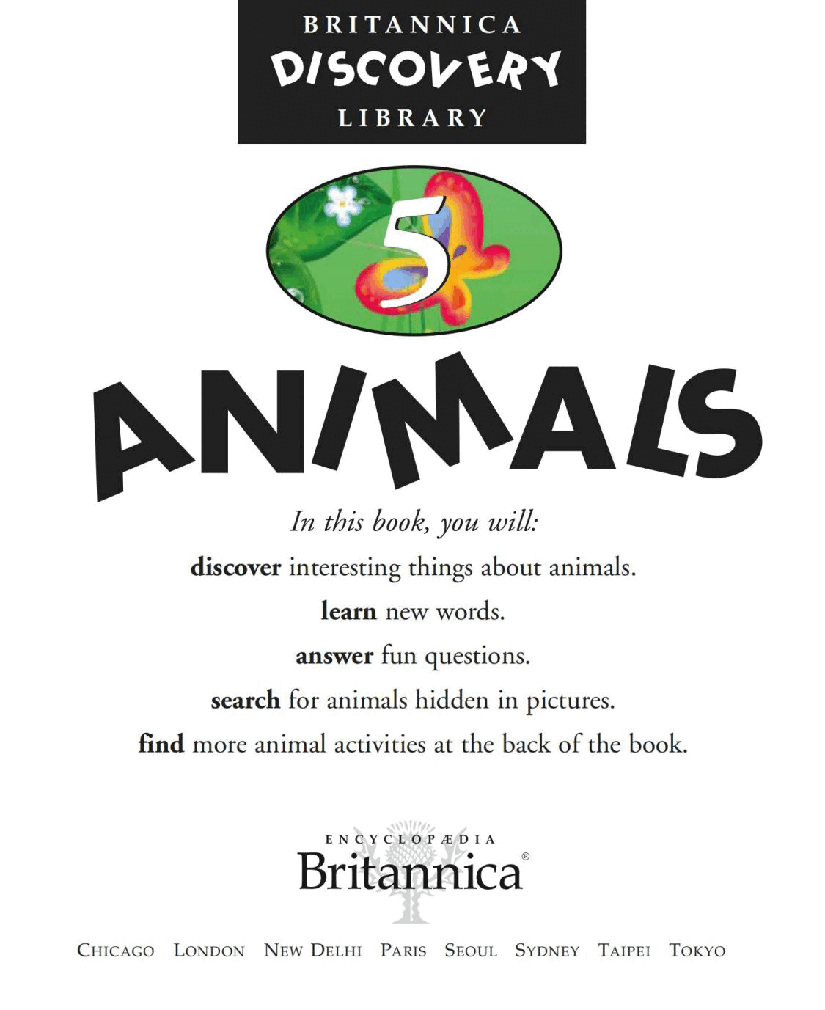 Britannica Discovery Library 005 Animals.pdf,第3页预览