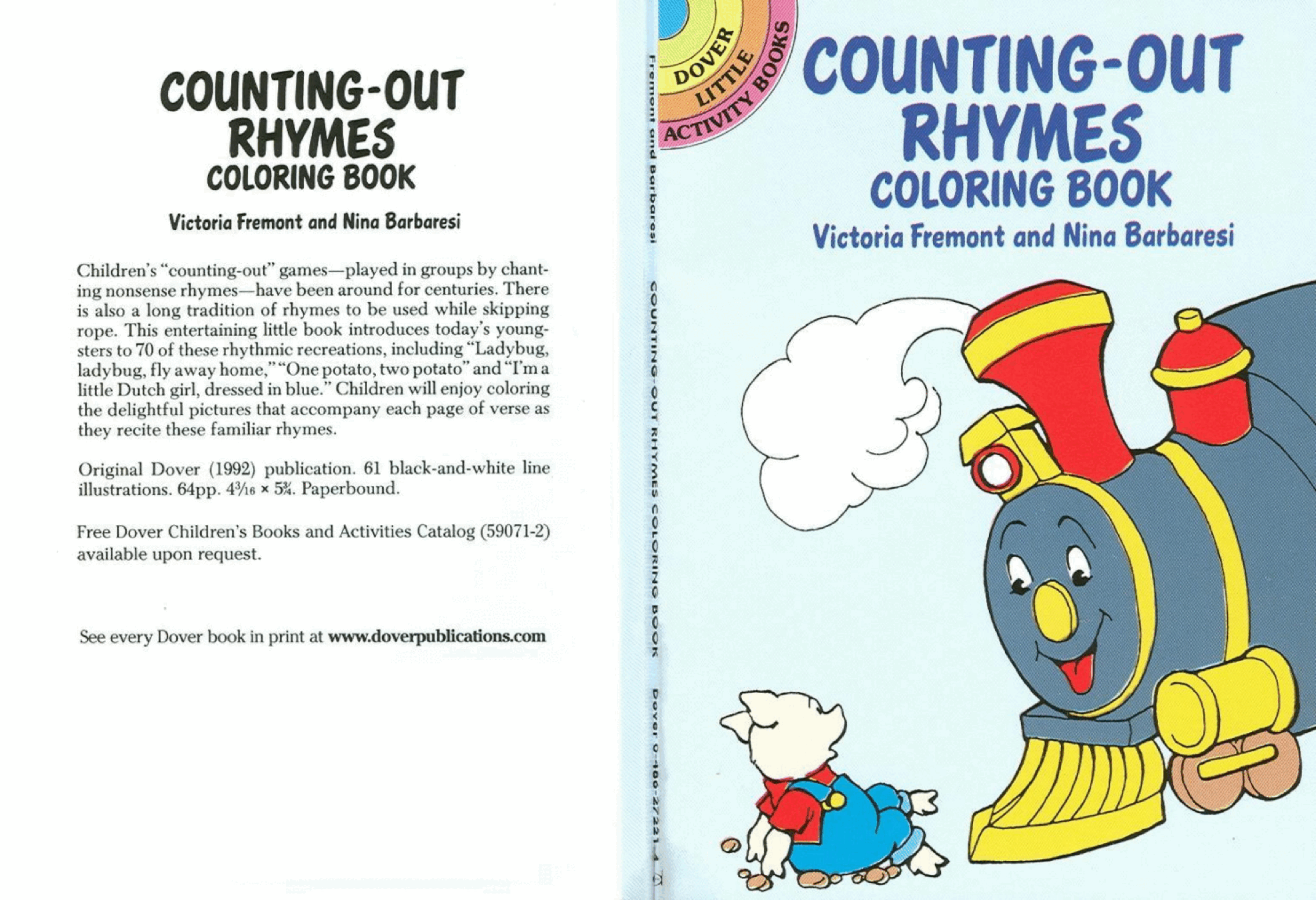 Dover Little Activity Books - Counting-Out Rhymes Coloring Book (LQ).pdf,第1页预览
