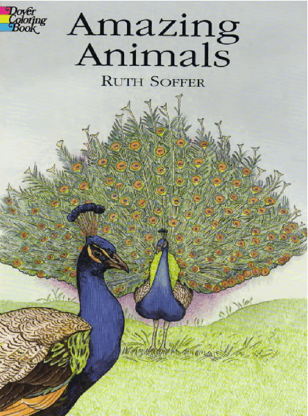 Dover Coloring Book - Amazing Animals (2002) (LQ).pdf,第1页预览